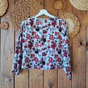 Floral Long Sleeve Women's Top